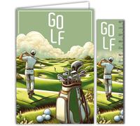 Carte Golf Avec Enveloppe 12x17,5cm Pour Sportif Sportive Golfeur Golfeuse Champion(Ne) Ou Supporter - Collection Passion Sports