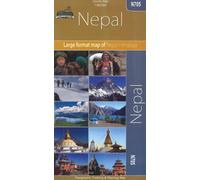 Carte grand format - Népal au 1:500 000 (N705) | Himalayan MapHouse