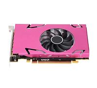 Carte Graphique 4G 128 Bits GDDR5, 6 Mini DisplayPort, PCI-Express 3.0 X 16,4K/2K/1080P, R7 350-4G 6Mini DP GA Rose Six écrans Carte Graphique à Fente Unique pour Système