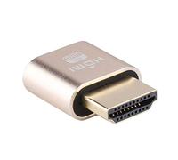 Carte Graphique 4K Spoof HDMI Fake Load, émulateur d'affichage HDMI à Prise Factice, émulateur d'affichage de Moniteur Virtuel Haute Résolution, Plug and Play VGA Analog Camouflage HD Écran