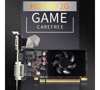 Carte graphique amd Radeon HD7450, 2 go GDDR3, 64 bits, VGA, PCI-E 2.0, demi-hauteur, avec emplacement unique 1u 2u