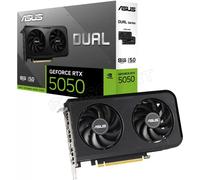 ASUS Carte graphique DUAL RTX 5050 O8G 8 Go GDDR6 320 Go/s 8K 120Hz
