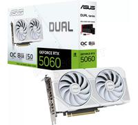 ASUS GeForce RTX 5060 DUAL OC WHITE 8 Go, Carte graphique