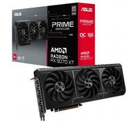 ASUS Prime Radeon RX 9070 XT OC Edition - Carte Graphique (16GB GDDR6, PCIe 5.0, HDMI, DisplayPort 2.1, 2.5-Slot, Ventilateurs axiaux à Double roulement à Billes, Double BIOS)