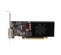 Carte graphique avec allocation dynamique, 2 Go de mémoire vidéo GDDR5, interface PCI Express 3.0, ports multimédias HD DVI et VGA pour des