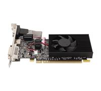 Carte Graphique, Carte Graphique 1G DDR3 64 Bits Adaptée à la Carte Graphique de Jeu DirectX10.1, Prise en Charge de L'interface Multimédia PCI Express X16 2.0 DVI VGA HD