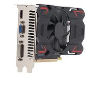 Carte graphique DDR5 4 Go, carte graphique de jeu HD 128 bits 650 MHz pour PC avec CD Compatible avec 3D API DirectX 12 PCI Express 2.0