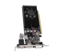 Carte Graphique de Bureau Carte Graphique de Jeu 1 Go 64 Bits GDDR3, Carte Vidéo de Bureau 589 MHz 1000 MHz 2560 X 1600, Carte Graphique HDMI VGA DVI