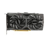 Carte Graphique de Jeu, 6 Go de Mémoire GDDR6 192 Bits, Horloge GPU 1785 MHz, PCI Express 3.0 X16 8 Broches, Carte Graphique à Double Ventilateur de Refroidissement pour 1660 Super