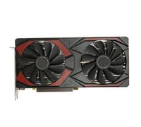 Carte Graphique de Jeu, RX5700 XT 8 Go GDDR6 256 Bits PCI Express 4.0 X16, pour DirectX 12.1 pour OpenGL 4.6 pour API Vulkan, avec Double Ventilateur de Refroidissement