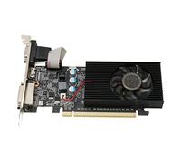 Carte Graphique D'ordinateur, 1Go 64 Bits GDDR3 589MHz 1000MHz PCIE 2.0 Cartes Graphiques de Jeu,avec Interface HD MI/DVI/VGA,Ventilateur de Refroidissement Unique,pour DirectX10.1