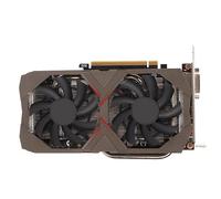 Carte Graphique D'ordinateur, RTX2060 6 Go GDDR6 192 Bits 1365 MHz 1680 MHz, Interface DVI DisplayPort HDMI PCI Express 3.0 X16, Carte Graphique de Jeu avec Double Ventilateur