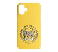 Carte Graphique du 250e Anniversaire des États-Unis Diverse Cultures 1776-2026 Coque pour iPhone 16 Plus