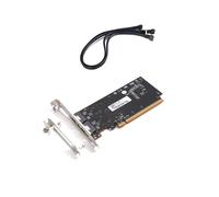 Carte Graphique Externe Hautes Performances PCIe4.0 X16 Vers SlimSAS 8654 Carte Adaptateur Demi-Hauteur Arrière avec Câble