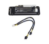 Carte graphique externe pour ordinateur portable EGPU PCIE 3.0 X16 vers M.2 Nvme Câble d'extension avec support EGPU Cordon d'alimentation pour carte graphique Station d'extension