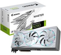 GIGABYTE AORUS GeForce RTX 5090 MASTER ICE 32G Carte Graphique - 32 Go GDDR7, 512 bits, PCI-E 5.0, 2655MHz Fréquence du Cœur, 3 x DP 2.1a, 1 x HDMI 2.1b, NVIDIA DLSS 4, GV-N5090AORUSM ICE-32GD
