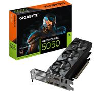 Carte graphique Gigabyte GeForce RTX 5050 OC Low Profile 8G - 8 Go GDDR6, 128bit, PCI-E 5.0, 2587MHz core rate, 2 x DP, 2 x HDMI, NVIDIA DLSS 4, GV-N5050OC-8GL, GeForce RTX 5050, 8 Go, GDDR6, 128 bit,