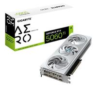 GIGABYTE GeForce RTX 5060 Ti AERO OC 16G Carte Graphique – 16 Go GDDR7, 128 bits, PCI-E 5.0, 2647MHz Fréquence du processeur, 3 x DisplayPort, 1 x HDMI, GV-N506TAERO OC-16GD