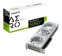 GIGABYTE GeForce RTX 5060 Ti AERO OC 16G Carte Graphique – 16 Go GDDR7, 128 bits, PCI-E 5.0, 2647MHz Fréquence du processeur, 3 x DisplayPort, 1 x HDMI, GV-N506TAERO OC-16GD