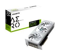 GIGABYTE GeForce RTX 5070 AERO OC 12G Carte Graphique - 12 Go GDDR7, 192 bits, PCI-E 5.0, 2625 MHz Core Clock, 3 x DP 2.1a, 1 x HDMI 2.1b, NVIDIA DLSS 4, GV-N5070AERO OC-12GD