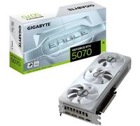 Carte Graphique Gigabyte GeForce RTX 5070 Eagle OC Ice SFF 12G - 12GB GDDR7, 192 Bits, PCI-E 5.0, Fréquence 2587 MHz, 3 x DisplayPort 2.1a, 1 x HDMI 2.1b, NVIDIA DLSS 4, Réf. GV-N5070EAGLEOC ICE-12GD