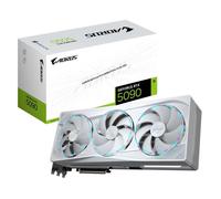 Carte graphique - GIGABYTE - GeForce RTX 5090 - 32 Go GDDR7 - 512 bits - PCI Express 5.0 - 2655 MHz - Blanc