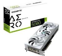 GIGABYTE GeForce RTX 5080 AERO OC SFF 16G Carte graphique - 16 Go GDDR7, 256 bits, PCI-E 5.0, 2730MHz Core Clock, 3 x DisplayPort, 1 x HDMI, GV-N5080AERO OC-16GD