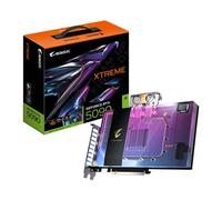 GIGABYTE AORUS GeForce RTX 5090 XTREME WATERFORCE WB 32G Carte Graphique - 32 Go GDDR7, 512 bits, PCI-E 5.0, 2655 MHz Fréquence du Cœur, 3 x DP 2.1a, 1 x HDMI 2.1b, NVIDIA DLSS 4, GV-N5090AORUSX WB-32GD