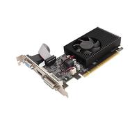Carte Graphique GT 730 4 Go DDR3 128 Bits, Carte Graphique Vidéo de Jeu pour Ordinateur PC GPU, HDMI, DVI, VGA, PCI Express X16 2.0, Ventilateur de Refroidissement, Super Compact