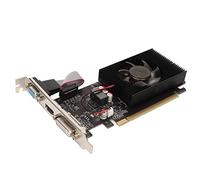 Carte Graphique GT220 1 Go DDR3 128 Bits, HDMI, DVI, VGA, PCI Express X16 2.0, Carte Graphique de Jeu Silencieuse Prenant en DirectX 10.1 avec 2 Supports
