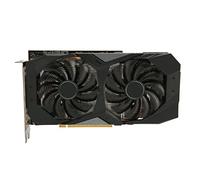 Carte Graphique GTX1660TI 6G, GDDR6 192Bit 1800MHz 12000Mh 4K HDR Technologie Carte Graphique de Jeu, Forte Dissipation de la Chaleur Fonctionnement Silencieux Pas de Bruit