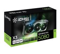 Carte graphique - INNO3D - GeForce RTX 5080 - 16 Go GDDR7 - PCI Express 5.0 - 4 écrans supportés - 3 ventilateurs