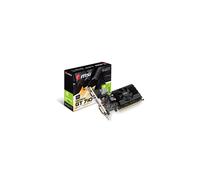 Carte graphique MSI Gaming GeForce GT 710 2 Go GDRR3 64 bits, prise en charge HDCP, DirectX 12, OpenGL 4.5, ventilateur unique, profil bas (GT 71