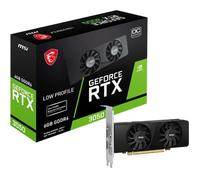 MSI NVIDIA GeForce RTX 3050 LP 6G OC Carte Graphique - 6 Go GDDR6, 1492 MHz, PCI Express Gen 4, 96 Bits, DP v 1.4a, 2X HDMI 2.1 (Prend en Charge 4K à 120 Hz)