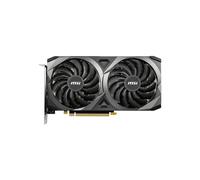 Carte graphique MSI GeForce RTX 3060 Ventus 2X 12G OC, 12Go GDDR6, PCIe 4.0, 192-bit, HDMI 2.1, DisplayPort 1.4, 1807MHz Boost Clock, NVIDIA G-SYNC, 2 ventilateurs