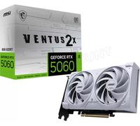 MSI Carte graphique GeForce RTX 5060 VENTUS 2X OC 8 Go Blanche