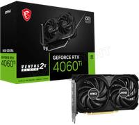 MSI VENTUS 912-V512-001 carte graphique NVIDIA GeForce RTX 4060 Ti 8 Go GDDR6