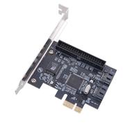 Carte Graphique PCI E de Bureau Vers Carte Adaptateur 2 Carte D'Extension PCI E Vers IDE Carte Adaptateur IDE 3,5 Pouces