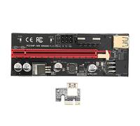 Carte Graphique PCIE Riser Mining, PCIE 1X à 16X Riser Card PCB 6 Broches Interface pour 10 pour pour 8 (Style de Ligne Bleue)