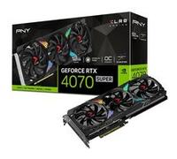 Carte Graphique PNY GeForce RTX 4070 SUPER 12GB XLR8 Gaming VERTO EPIC-X RGB Overclocked Triple Fan G