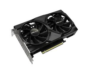 Carte graphique PNY GeForce RTX 5060 8GB OC Double ventilateur PCIe x16 Dual-slot Noir brillant