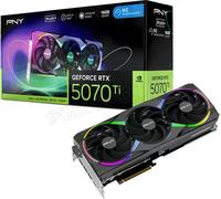 PNY Carte Graphique GEFORCE RTX™ 5070 Ti 16Go ARGB Overclocked Triple Fan Plus DLSS 4
