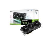 Carte graphique PNY GeForce RTX 5080 16GB GDDR7 PCIe 4.0 Triple Fan HDMI 2.1b/DP 2.1b Noir