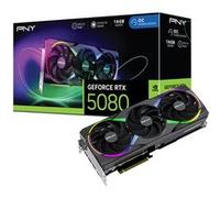 PNY Carte graphique Nvidia GeForce RTX 5080 – 16GB ARGB Overclocked Triple Fan