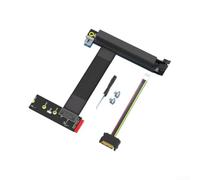 Carte graphique Riser M.2 pour pcie 3.0 x16 pour convertisseur m-key | Le protocole pcie 3.0 garantit une bande passante de 8 Go/s, le PCB à faible résistance empêche les accidents