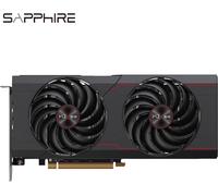 Carte graphique Sapphire RX6700 10G D6 OC Mémoire vidéo 10G/160bit/GDDR6 supporte jusqu'à la résolution 8K, deux ventilateurs, port de sortie HD+3*DP