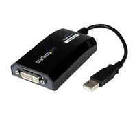 StarTech.com Adaptateur USB vers DVI - 1920x1200 - Carte Graphique et Vidéo Externe - Câble Adaptateur d'Écran Double - Compatible Mac et Windows