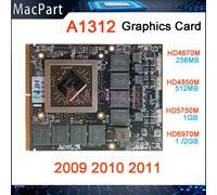 Carte graphique vidéo HD4670M HD4850M HD5750M HD6970M 256 Mo 512 Mo 1 Go 2 Go pour Apple iMac 27 pouces A1312 Années 2009 2010 2011 HD6770M 2011 512MB