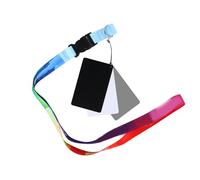 Carte grise portable avec dragonne pour exposition à l'appareil photo numérique et étalonnage de l'équilibre des couleurs, carte grise portable avec sangle pour une mesure précise de l'exposition et