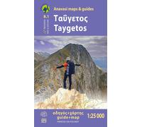 Carte & guide de randonnée n° 8.1 - Mont Taygetos | Anavasi